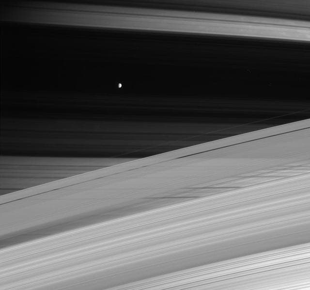 NASA image: Moon Against the Shadows