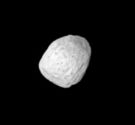 NASA image: Spots on Janus