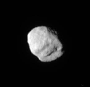 NASA image: Brush with Epimetheus