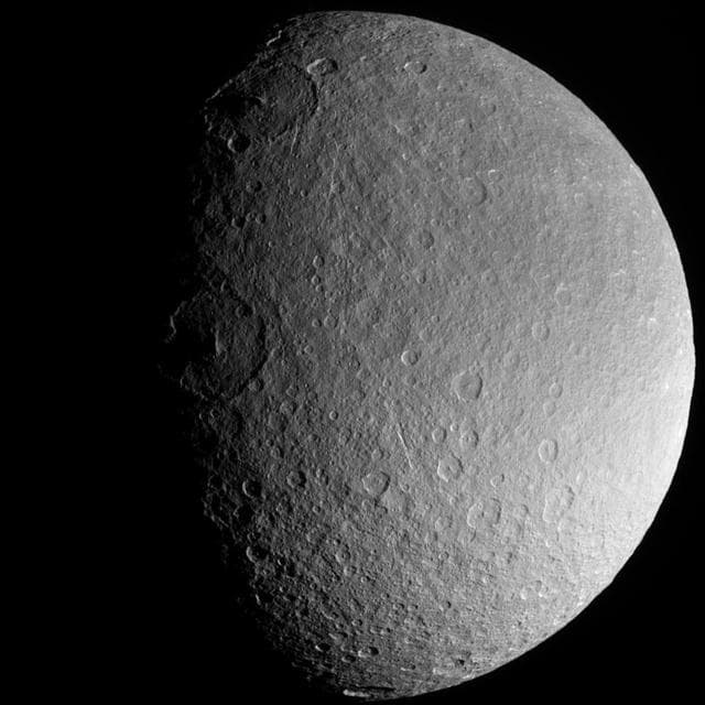NASA image: Frame-Filling Rhea