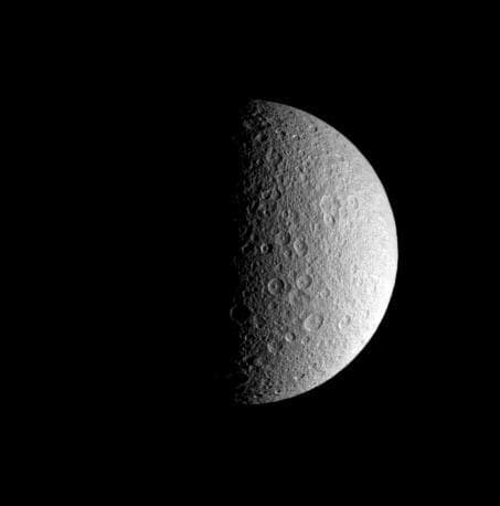 NASA image: Half-Moon