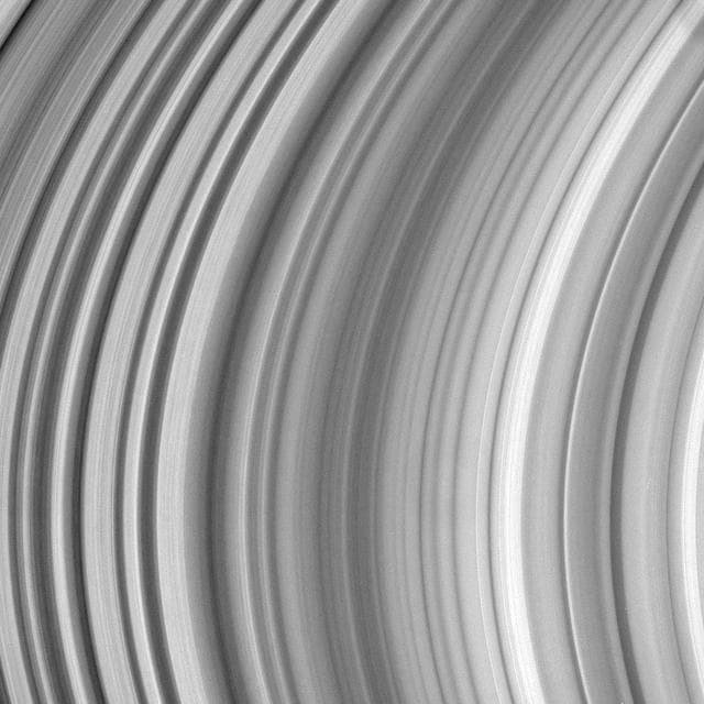 NASA image: Mysterious B Ring