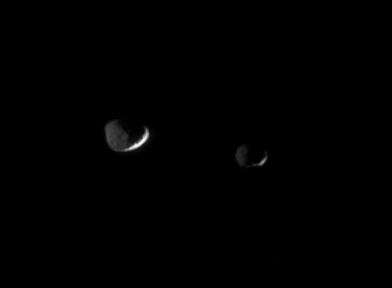 NASA image: A Dark Duo