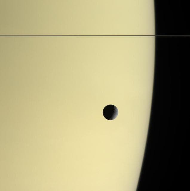 NASA image: Adrift at Saturn