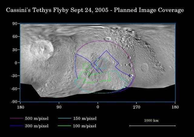 NASA image: Cassini Close Look at Tethys