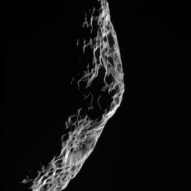 NASA image: Hyperion: Parting Glance