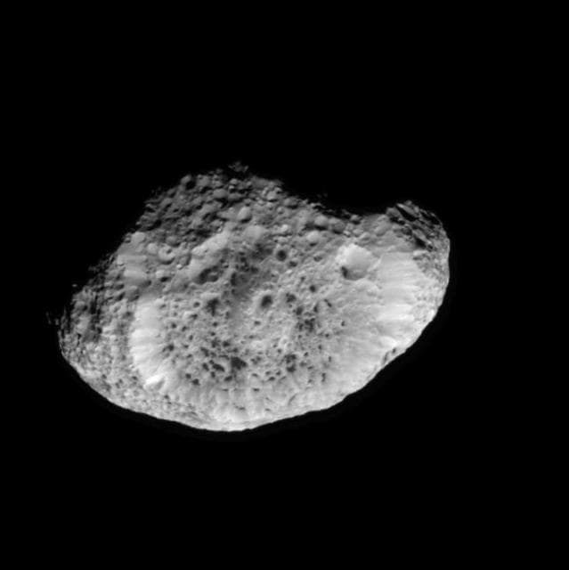 NASA image: Flight to Hyperion
