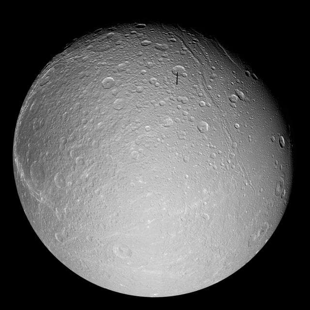 NASA image: Dione in Full View