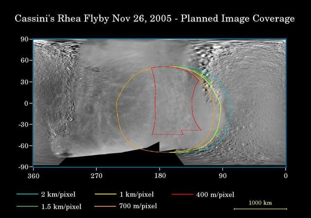 NASA image: Prime Time for Rhea