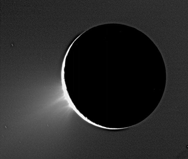 NASA image: Fountains of Enceladus