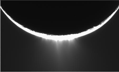NASA image: Enceladus Plume Movie