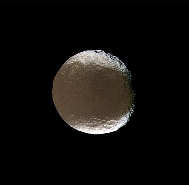 NASA image: Iapetus Spins and Tilts
