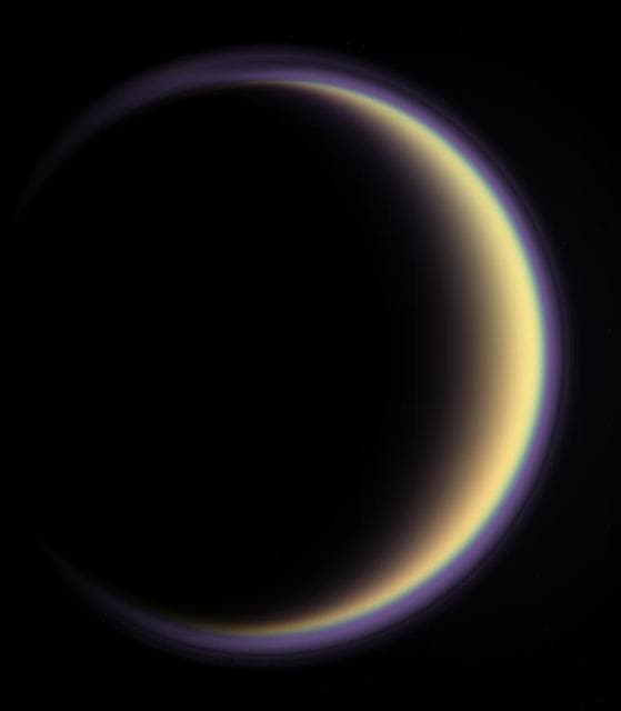 NASA image: Titan Halo