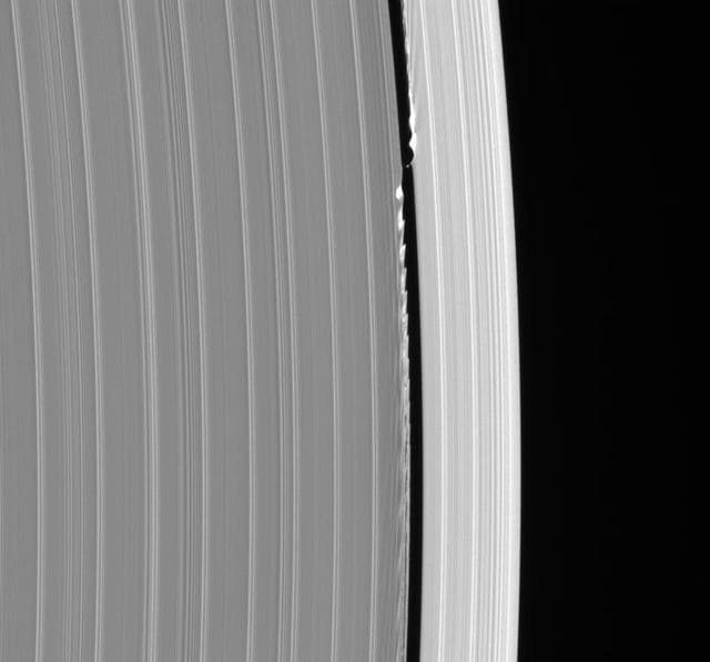 NASA image: Daphnis At Work