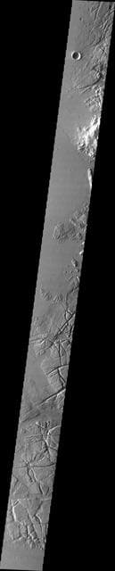 NASA image: Relative Dating Via Fractures