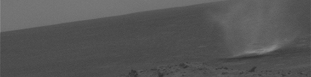 NASA image: Gusev Dust Devil Movie, Sol 456 Enhanced