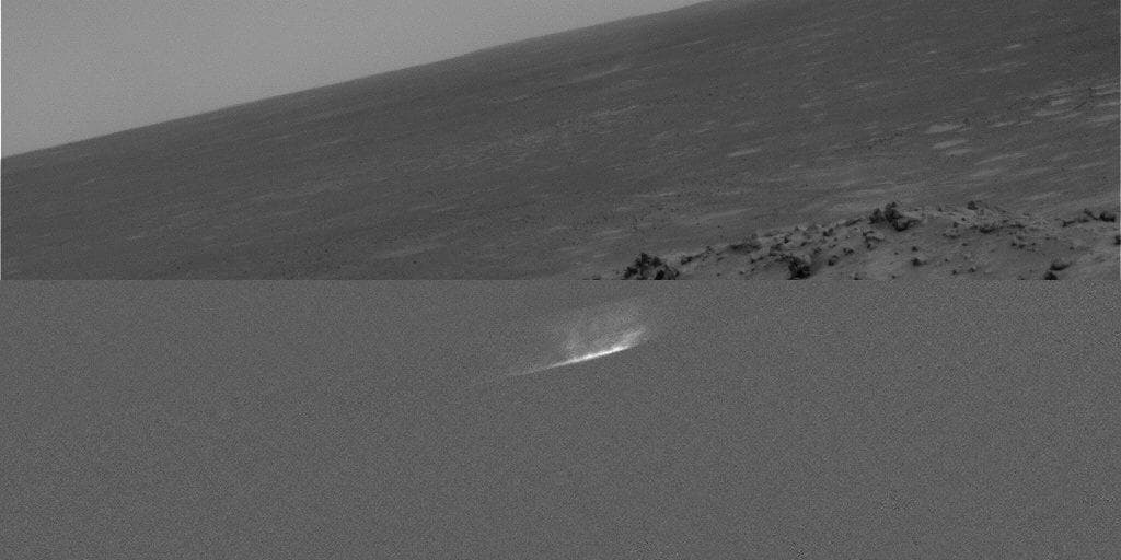 NASA image: Gusev Dust Devil Movie, Sol 459 Plain and Isolated