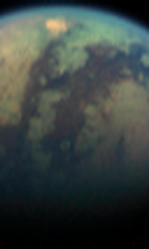 NASA image: Red Spot on Titan