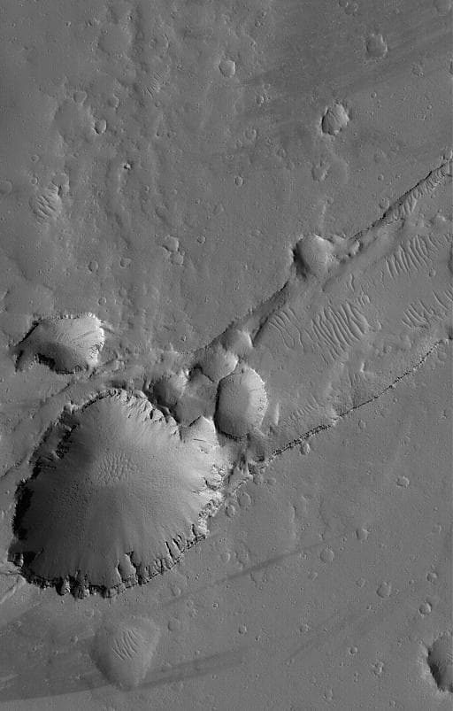 NASA image: Collapse Pits