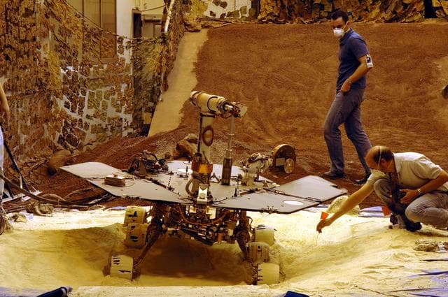 NASA image: Tests to Help Plan Opportunity Moves