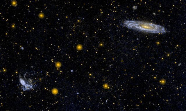 NASA image: Interacting Group of Galaxies Known as Stephan Quintet
