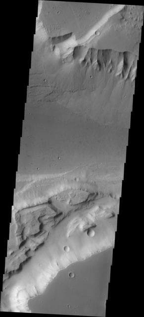 NASA image: Alluvial Fans in Kasei Vallis