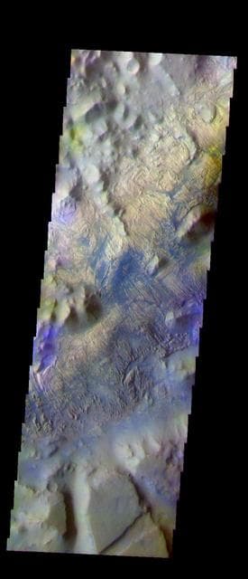 NASA image: Iani Chaos - Another View In False Color