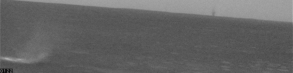 NASA image: Large Dust Devil on Horizon, Sol 468
