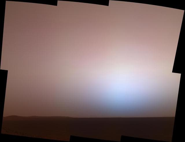 NASA image: Twilight at Gusev
