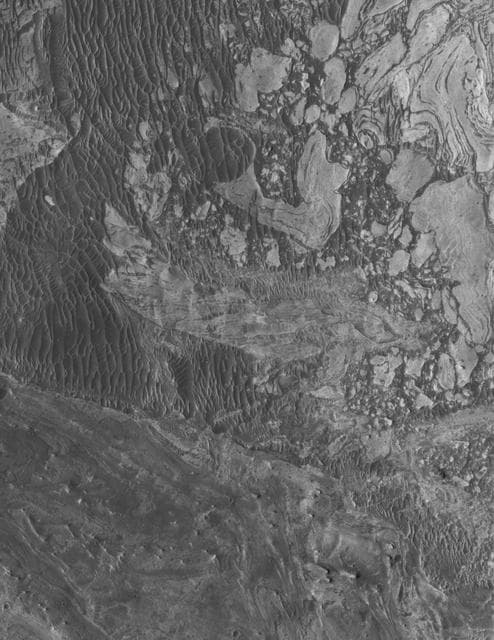NASA image: Broken Sedimentary Rocks