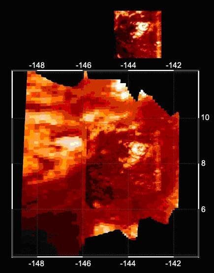NASA image: Infrared Image of Titan Volcano