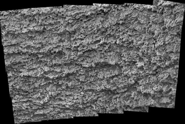 NASA image: Close-up of Keystone on Methuselah Outcrop