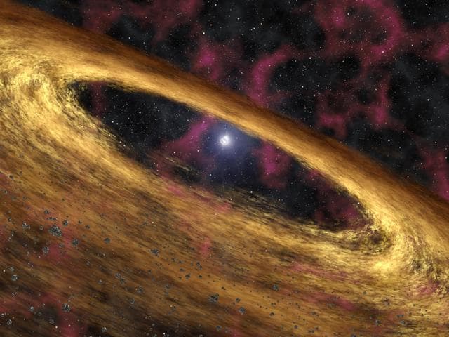 NASA image: Stellar Rubble May be Planetary Building Blocks  Artist Concept