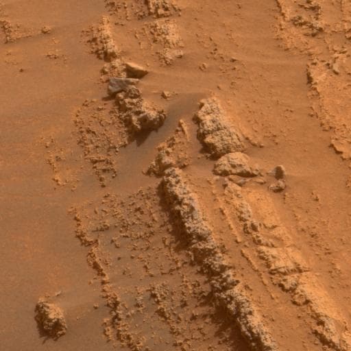 NASA image: Coarse Layering at Home Plate