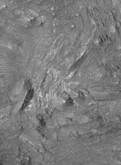 NASA image: Broken, Tilted Rocks
