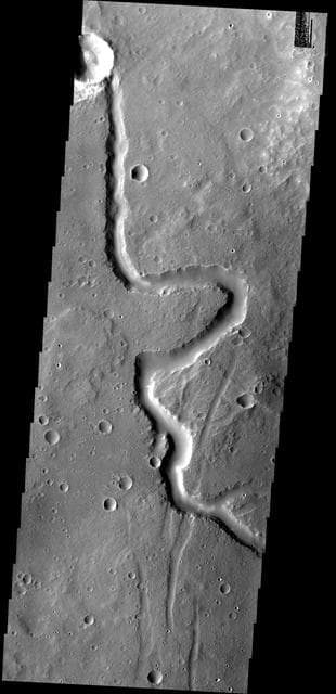 NASA image: Winding Channel