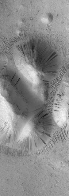 NASA image: Aeolis Buttes