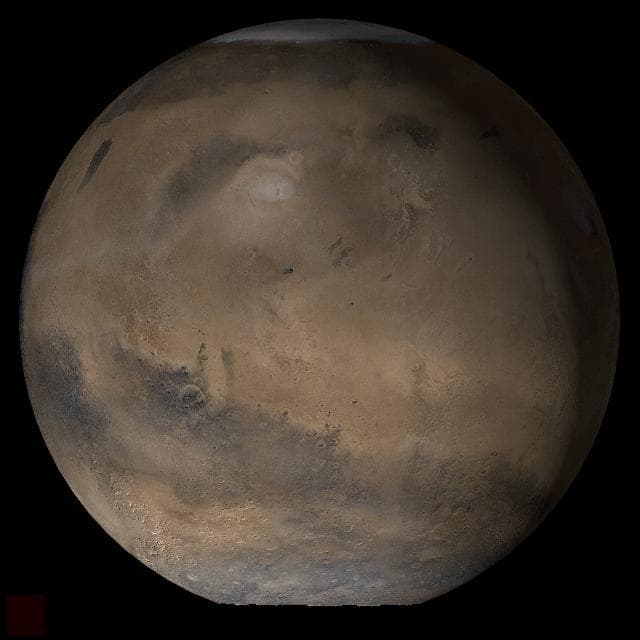 NASA image: Mars at Ls 39°: Elysium/Mare Cimmerium