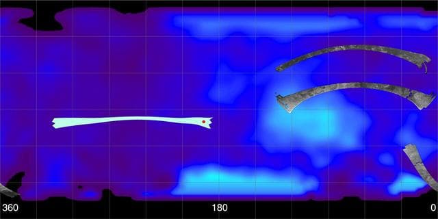 NASA image: Titan Viewed by Cassini Radar - Flat Map