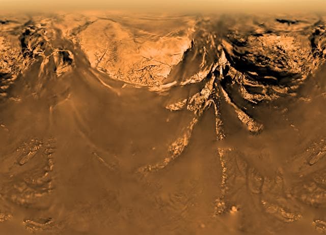 Mercator Projection of Huygens View