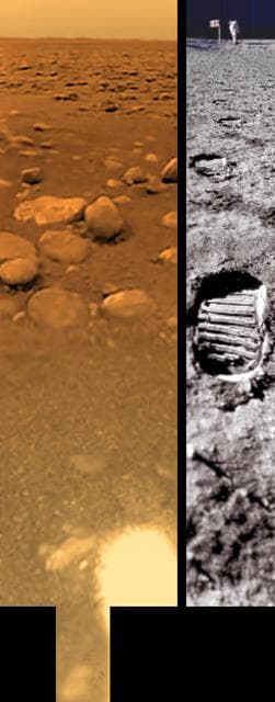 NASA image: Titan Surface