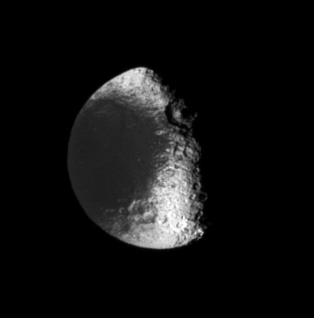 NASA image: To the Relief of Iapetus