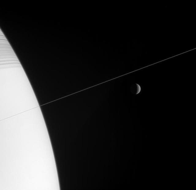 NASA image: In Orbit with Rhea