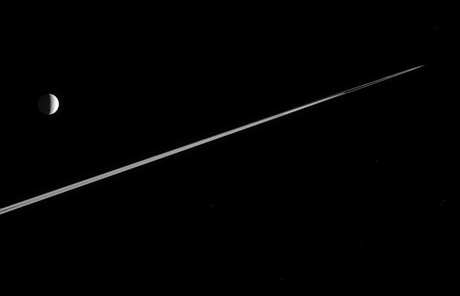 NASA image: The Rings Make a Point