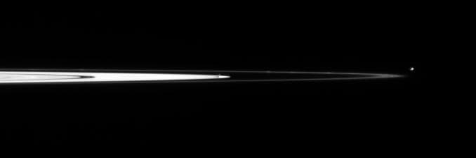 NASA image: Small Moons on the Edge
