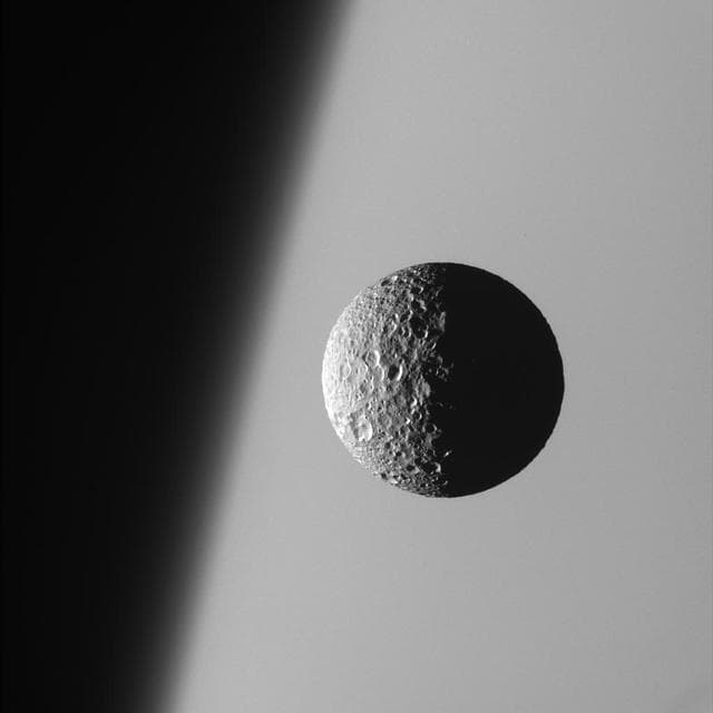 Sharp Focus on Mimas