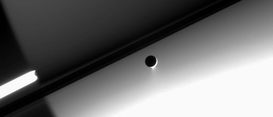 NASA image: A Moon Telltale Tail