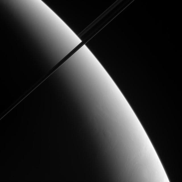 NASA image: Saturn Aslant