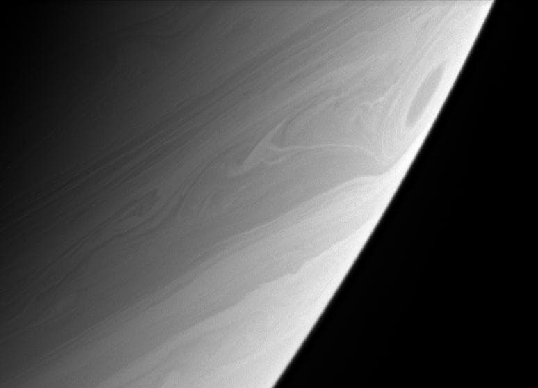 NASA image: Stirred-up Saturn