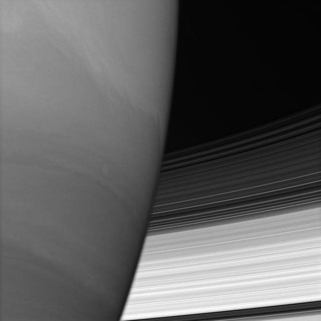NASA image: Saturn Hides the Rings